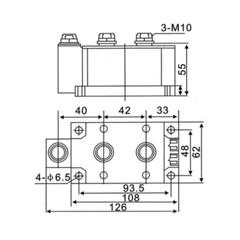 厂工业固态继电器200A H3200ZE 120A 300A 400A管道式电加热设新