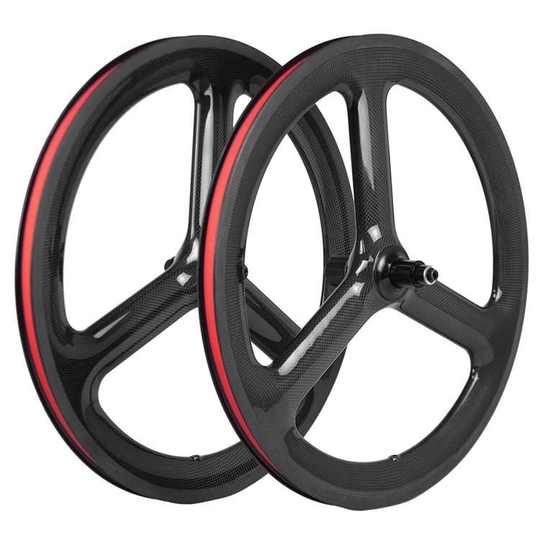 451 carbon fiber three-knife wheel 16-inch disc brake quick-fold 349 rim brake quick-release 20-inch 22-inch carbon wheel set folding 406