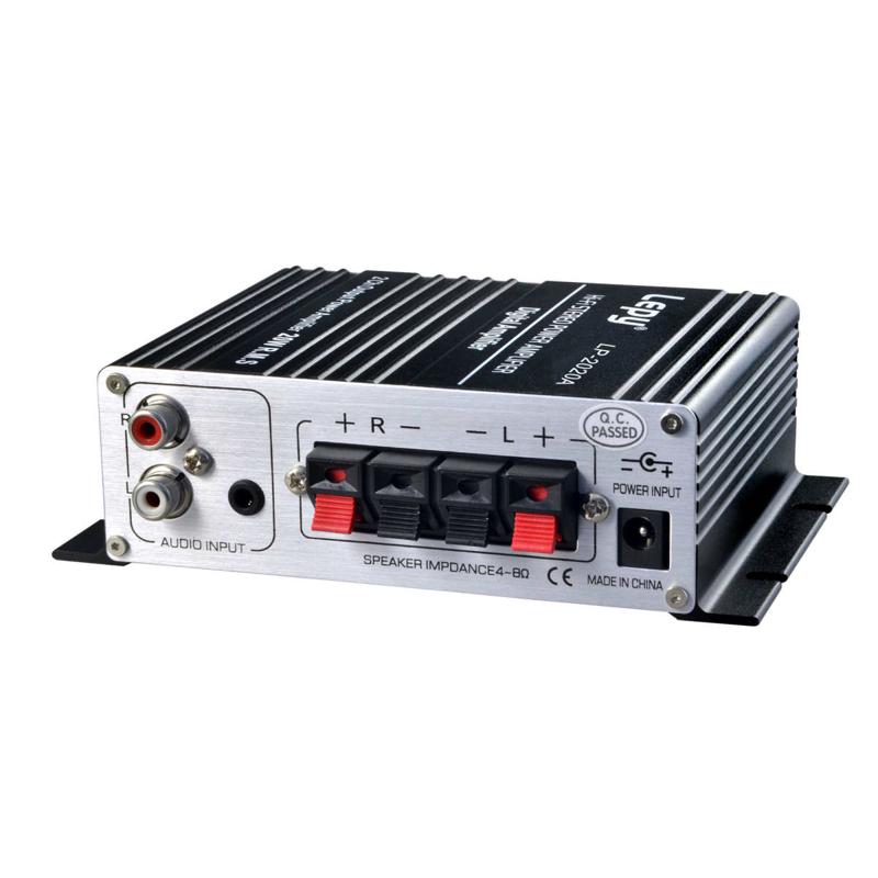 LEPY乐派LP-2020A小功放2.0双声道立体声家用迷你功放12V带保护 - 图0