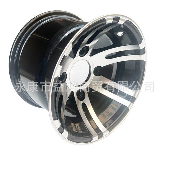 四轮沙滩车卡丁车配件改装22/20x10-10轮毂轮圈双径轮毂后寸10铝