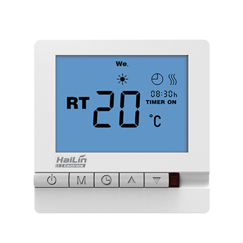 HAILIN水采暖地暖HA208TL电地暖HA308双温双控温控器开关面板 - 图1