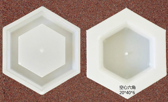护坡方块制品空心六角块砖磨具预制六棱块模板六模型水泥塑料模具-图3