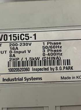 询价LS变频器SV015iC511.5KW功率220V