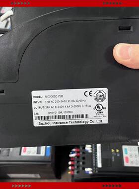 【问价】md200s0.75b 汇川750W变频器，220V。带48