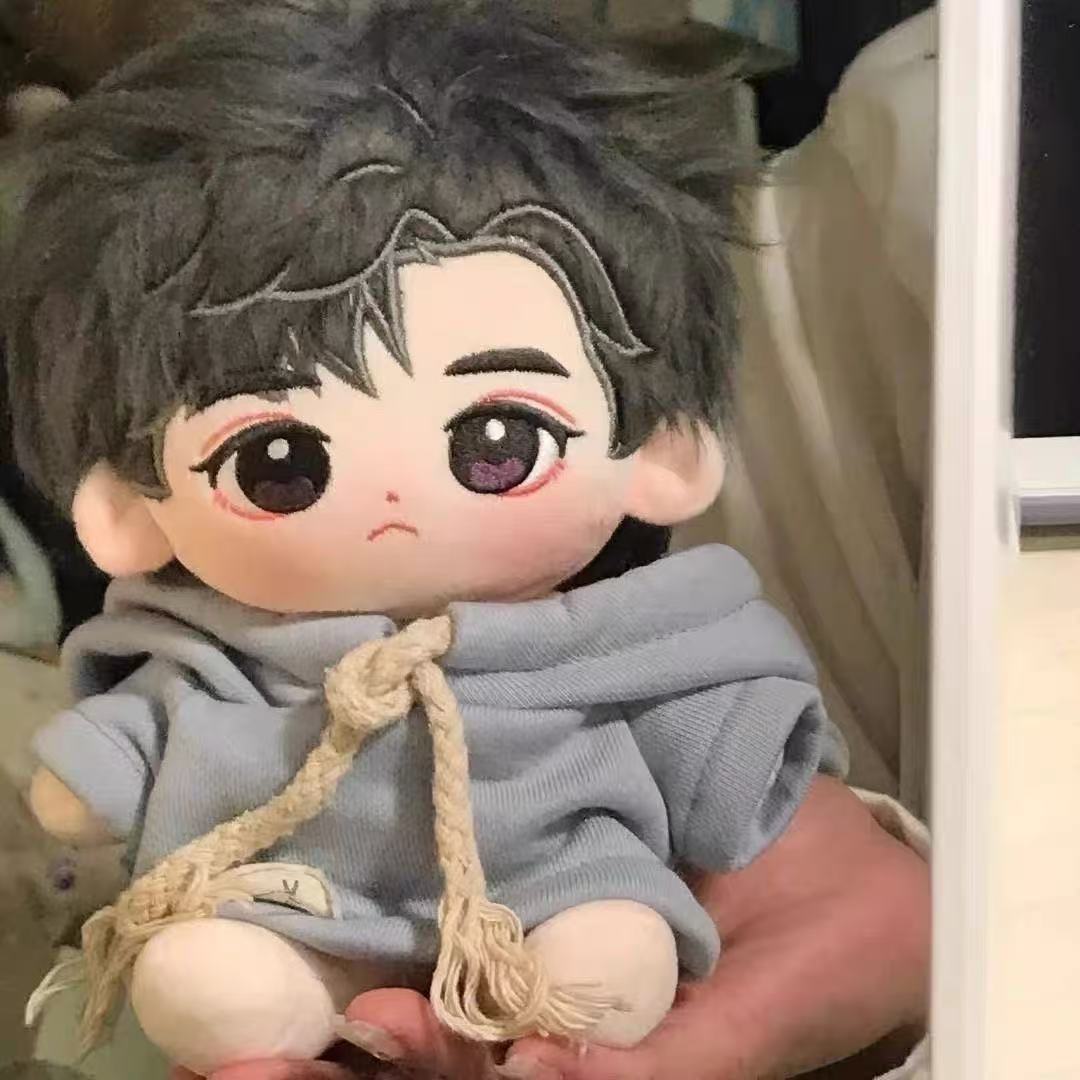 ตุ๊กตาผ้าฝ้าย Wang Junkai ขนาด 20 ซม. ตุ๊กตาผ้าพลัชทำมือ สไตล์เดียวกับของขวัญวันเกิดสำหรับเด็กผู้หญิง