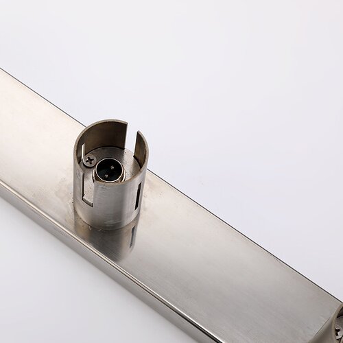 暗装电热毛巾架加热烘干智能数显预埋暗藏嵌入式不锈钢简约 - 图0