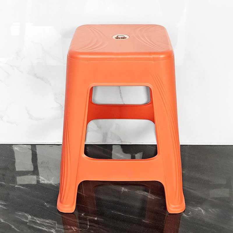 加厚成人餐椅客厅塑料高叠放家用方凳凳胶椅子板凳茶几防滑熟可 - 图2