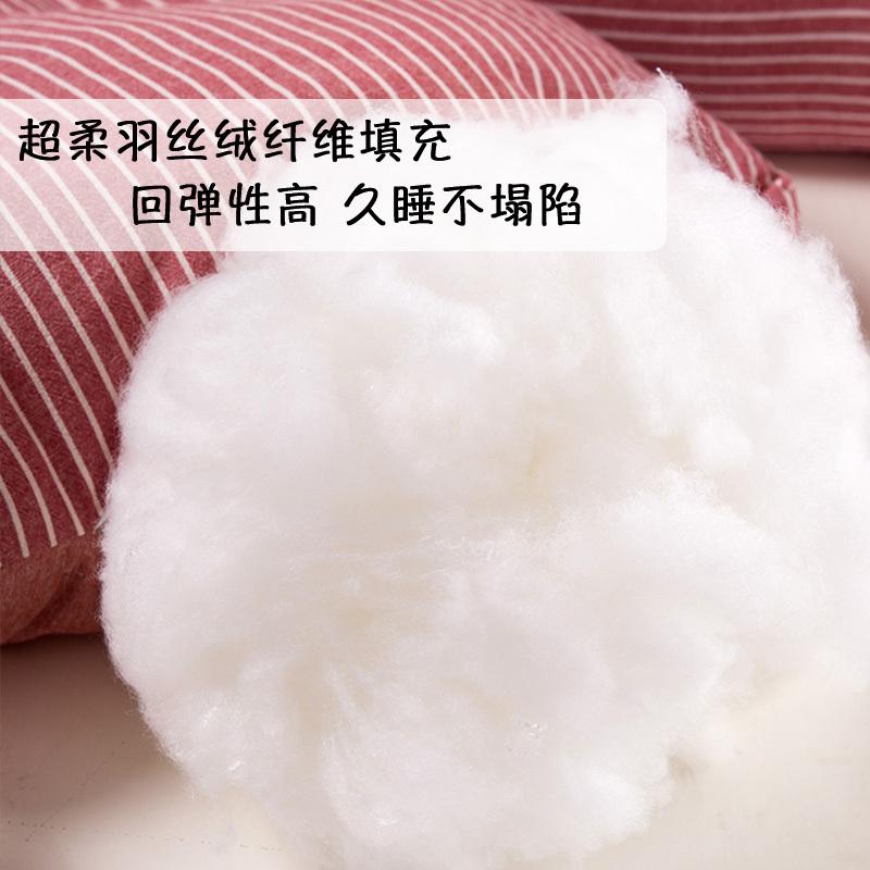 枕头枕芯家用一对枕头芯软枕硬枕护颈椎高不塌陷不变形高枕一对装 - 图2