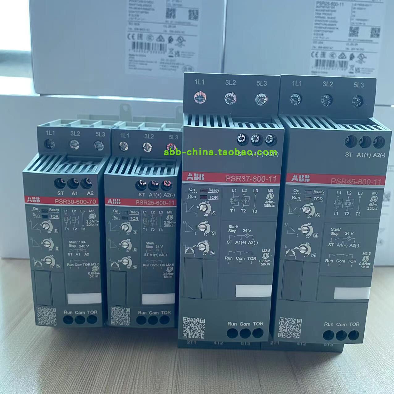 ABB软起动器PSR25/PSR30/PSR37/PSR45电机功率11KW/15KW/18.5KOW|-图2