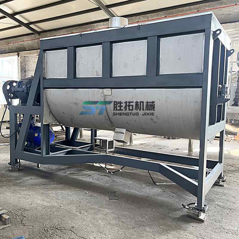 卧式搅拌机食品添加剂混合机小苏打干粉拌料机干湿肥料加热搅拌机,淘宝优惠券,粉丝福利购,淘宝优惠卷