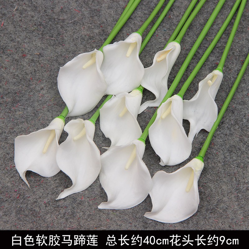 ดอกไม้ไหมประดิษฐ์ซีรีส์สีขาวสำหรับงานแต่งงาน ดอกไม้เทียมสำหรับตกแต่งห้องจัดเลี้ยง จัดดอกไม้ ของตกแต่งบ้าน ช่อเดี่ยว และของประดับกลางทางเดิน