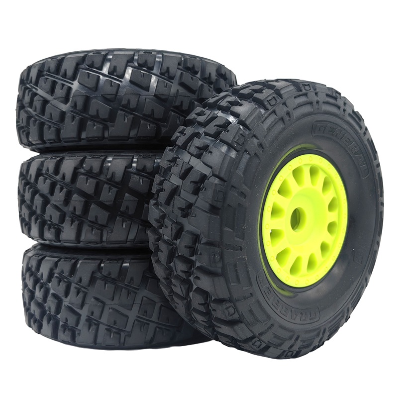 ยางรถบังคับวิทยุ RC 1/8 แบบออฟโรด รุ่น Desert Short Truck ขนาดเส้นผ่านศูนย์กลาง 135 มม. ความกว้าง 52 มม. พร้อมข้อต่อขนาด 17