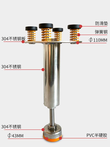 高升厨余垃圾处理器厨余粉碎机支撑架专用减震座支架