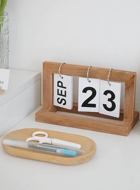 办公室桌面创意摆件家居好物室内房间卧室书房书桌布置木质装饰品