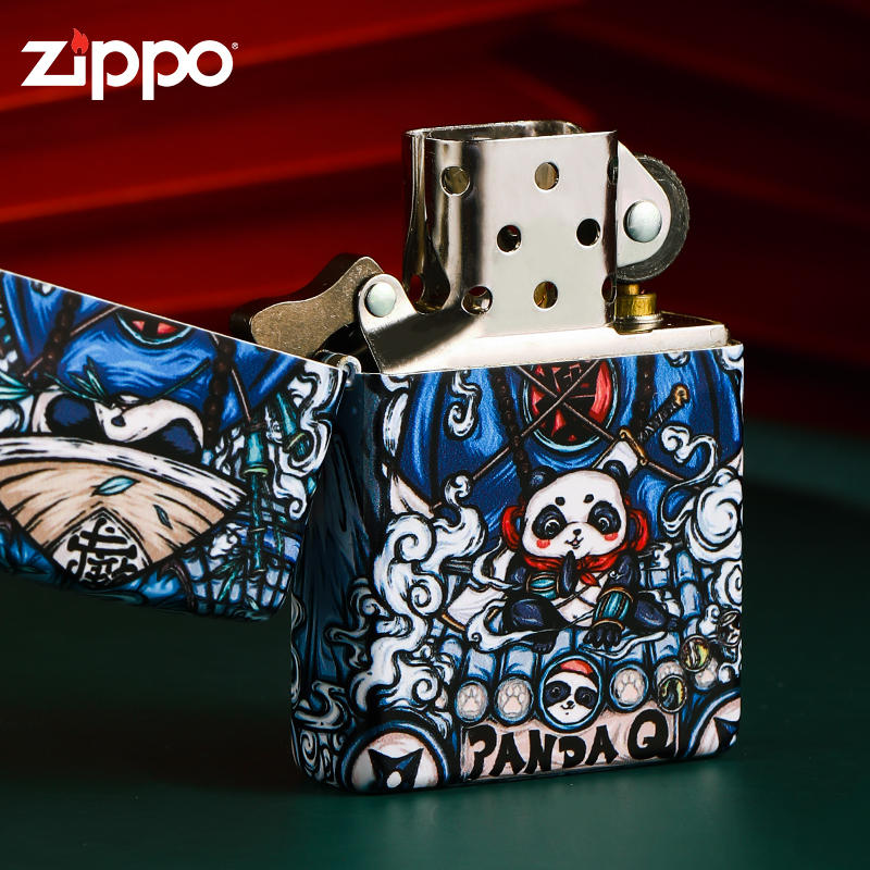 打火机Zippo&东来也联名款PANDAQ之忍者胖达zoop男士正品-图2