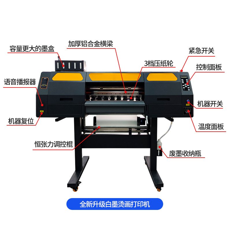 莱印厂家高速4头白墨烫画打印机热转印纺织面料印花烫图数码印刷,淘宝优惠券,粉丝福利购,淘宝优惠卷