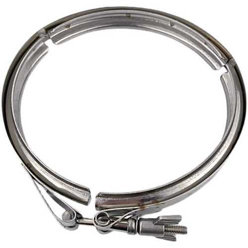 卡箍304不锈钢双倍加厚U型槽过滤器法兰快装冲压强力沟槽抱箍桶箍 - 图2