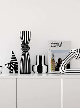 北欧风现代艺术摆件简约抽象高档软装创意客厅电视柜酒柜桌面饰品
