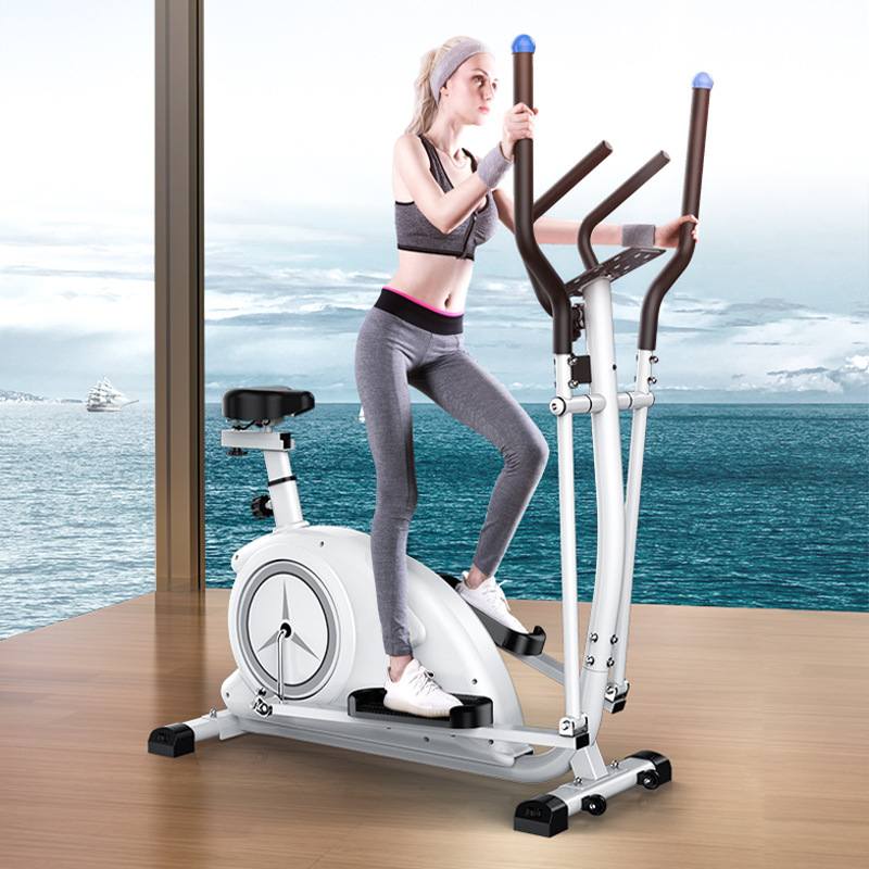 Cross-border elliptical machine, home magnetic control exercise bike, indoor spinning bike, silent space walker, fitness equipment