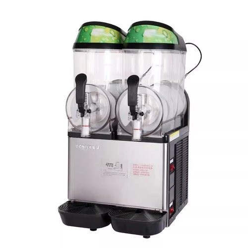 东贝雪融机XC224雪泥机12L双缸刨沙冰全自动果汁饮料雪粒机 - 图2