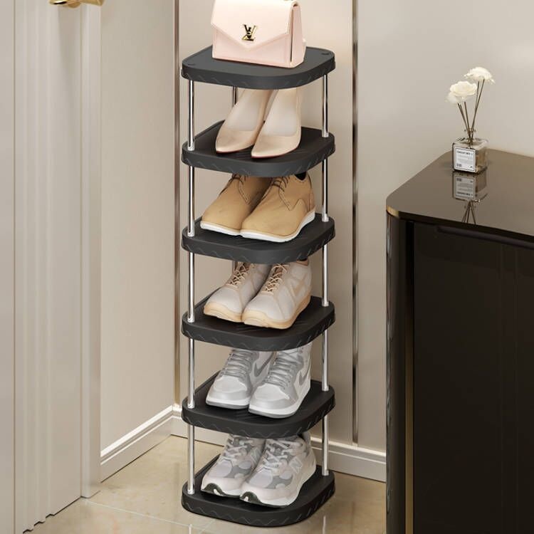鞋架子收纳小窄门口空间宿舍家门口简易省鞋架鞋柜多层家用小户型 - 图0