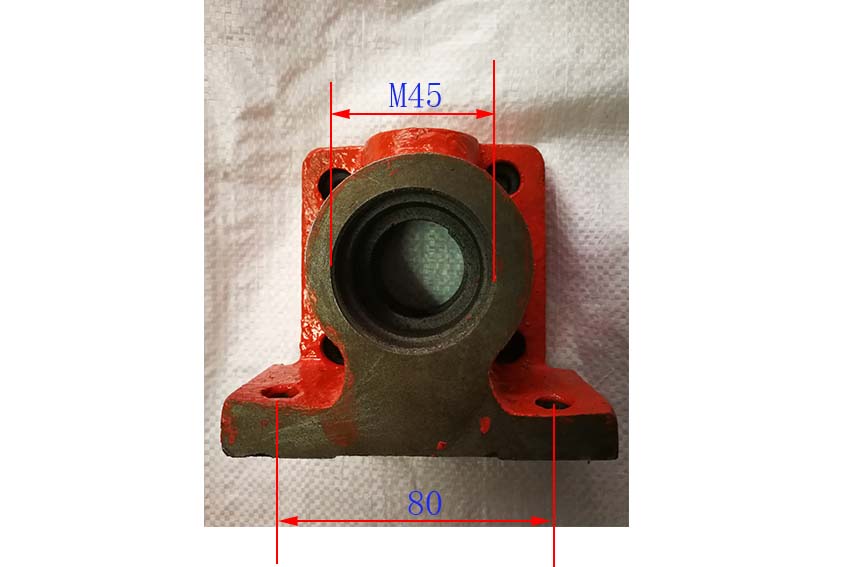 新机床南通 M7130A平面磨床工作台液压油缸左右支架配件厂-图2