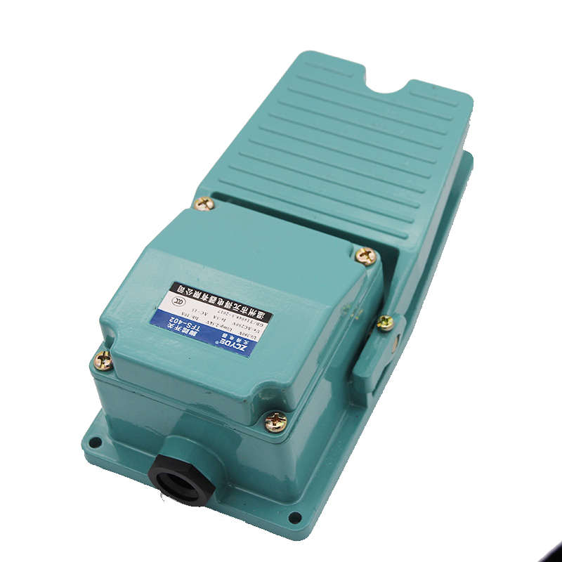 脚踏开关TFS-402脚踩式铝壳机床踏板一开一闭银触点冲床控制开关 - 图1