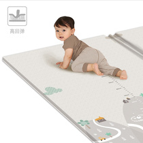 Waterproof slip resistant Dirty Ground Mat Home Living-room Ldpe Foldable Children Crawl Mat Bifacial Baby Crawling Cushion