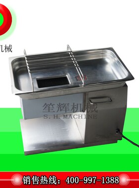 笙辉直销不锈钢羊肉瘦肉切割机全自动小型台式生肉切片切丁切肉机