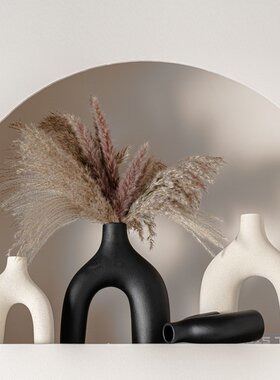 异形素烧陶瓷花瓶欧式简约水培插花摆件客厅装饰工艺品批发极简