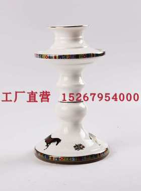 KTV陶瓷摆台用品爱马骑仕水果盘架子装饰纸巾盒烟缸欧式桌面摆件