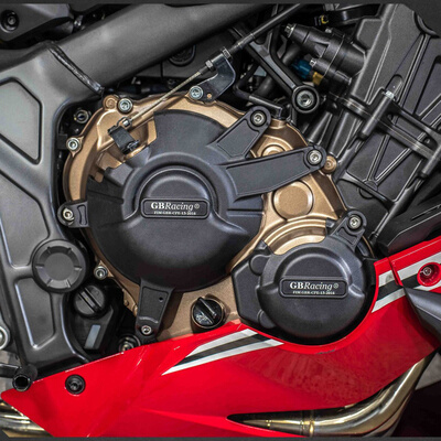 适用于 CB650R CBR650R 改装发动机保护边盖 引擎防摔盖 尼龙外壳 - 图2