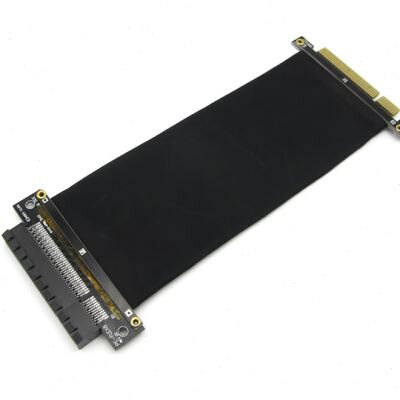 x8pcie8x延长线双层屏蔽转接线软排线pciex8延长线pcie延长线x8 - 图0