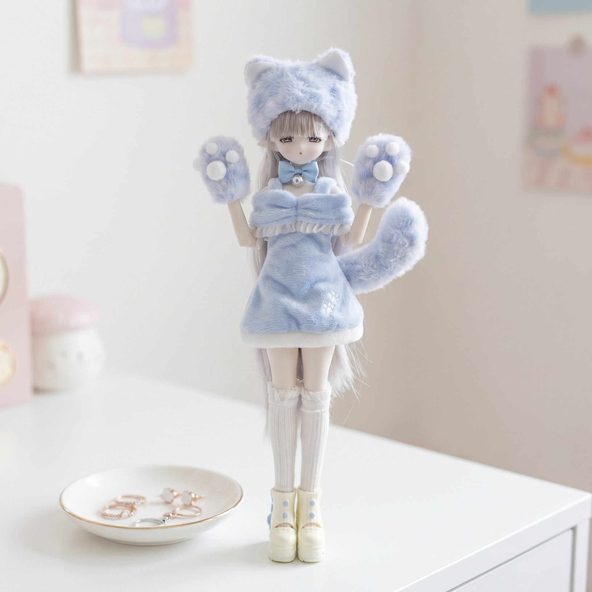 เสื้อผ้าตุ๊กตา Blythe รุ่นพิเศษ รุ่นที่ 4 จาก MiTian ใช้ได้กับตุ๊กตา OB22/OB24 และ Azone โดยไม่มีคุณสมบัติเฉพาะ