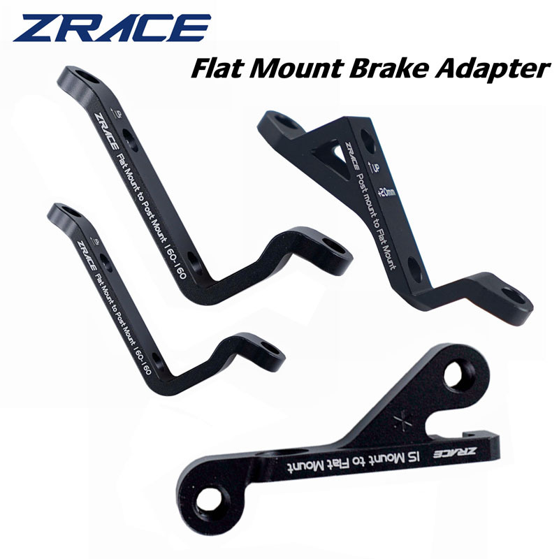 Zrace ที่นั่งแปลงดิสก์เบรกแบบตรงเป็นแบบแบนสำหรับจักรยานเสือภูเขาไปยังถนน พร้อมอะแดปเตอร์แปลงดิสก์เบรกแบบติดตั้งแบบแบน