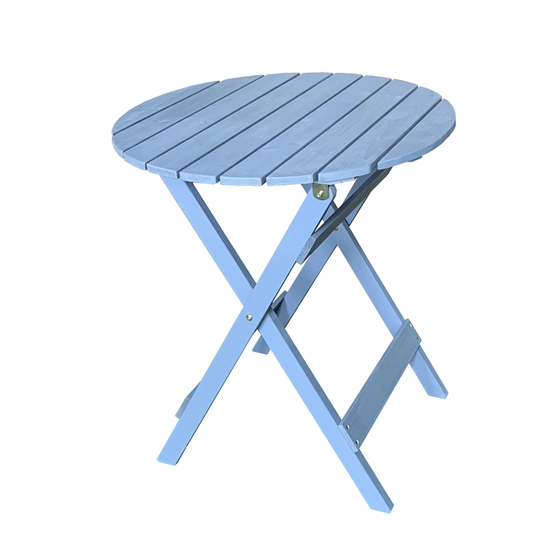 阳台木桌小桌椅折叠桌户外桌子便携式庭院靠墙花园餐桌实木简易i.