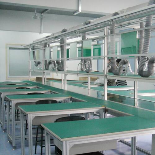 厂家承接工程安装防静电工作台 自动化流水线装修防静电工程 - 图0
