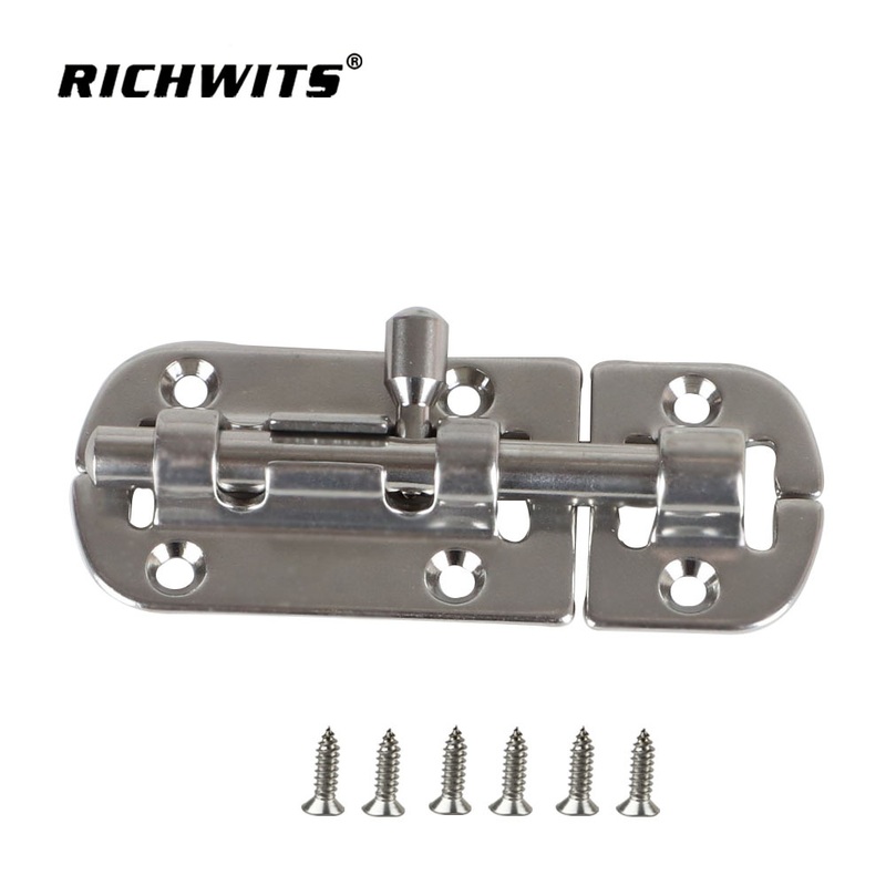 船用门插销门窗销扣 抽拉插销 房车游艇五金配件 门闩 316不锈钢 - 图1