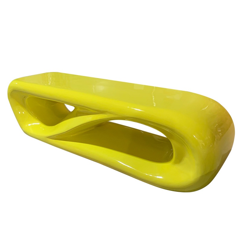 玻璃钢座椅休息商业美陈休息创意坐凳型公共影院户外等候日子机场 - 图2