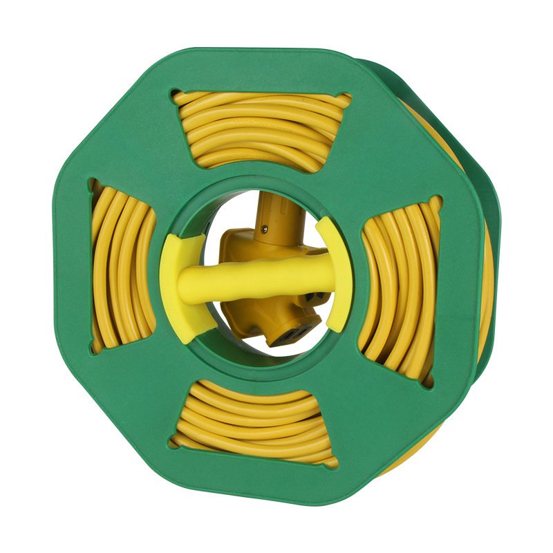 小号卷线盘空盘移动式电线电缆收线盘器手动收纳缠迷你盘绕线线线 - 图3