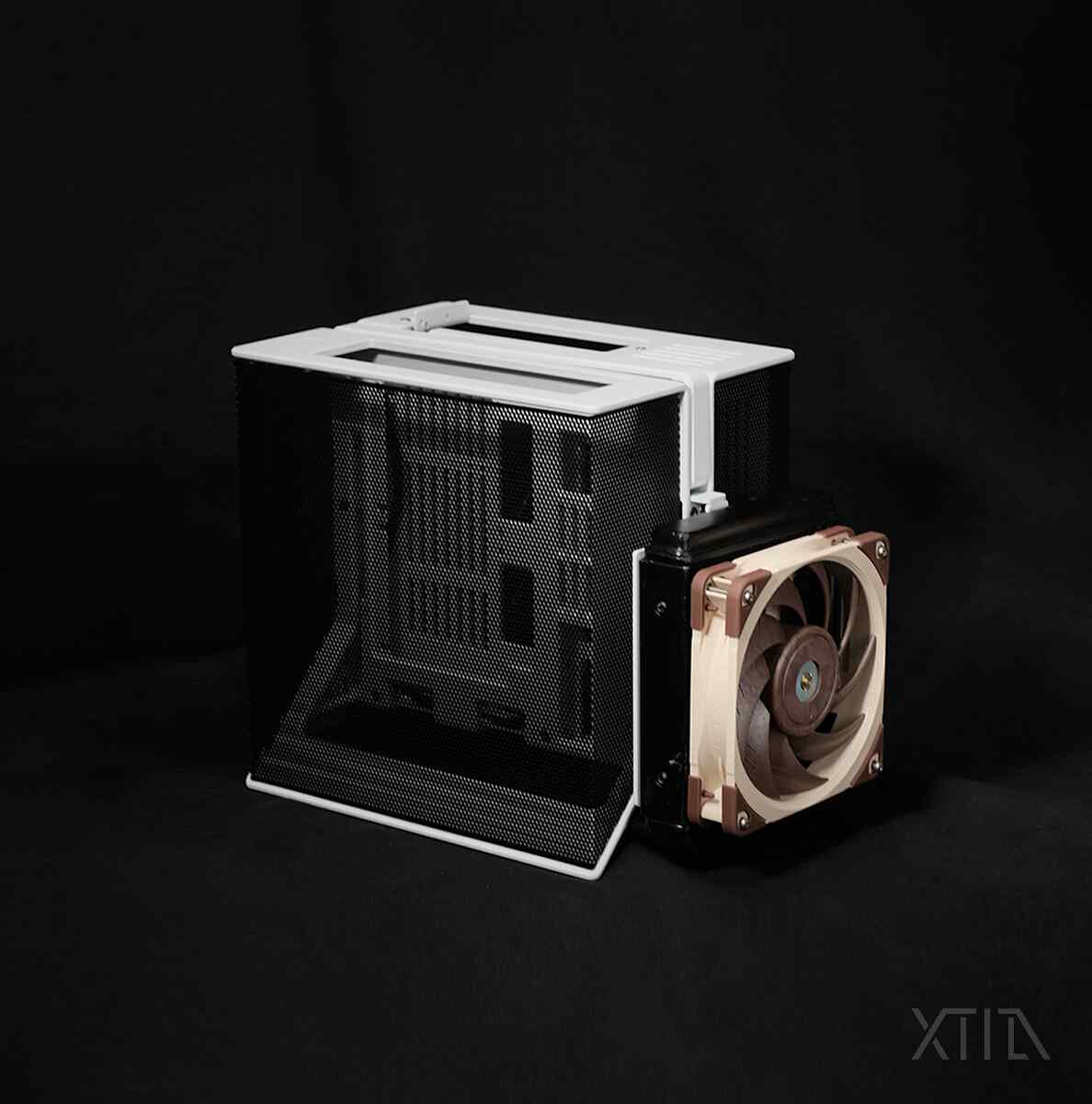 【XPROTO-Mini】 XTIA ITX开放式1U核显全铝竖垂直便携提手机箱-图2