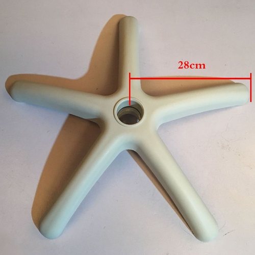 转椅配件转椅底盘尼龙塑料五星脚架电脑椅底座 加宽加厚包邮 - 图0