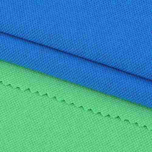 32s经典单珠地180g校服仿衫棉面料网眼布工装地针织珠干POLO速 - 图0