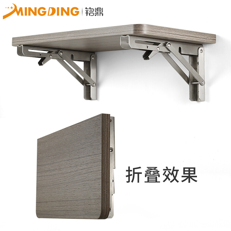 层板三角折叠支架托架书桌餐桌墙上壁挂架置物搁板层板固定支撑架 - 图2