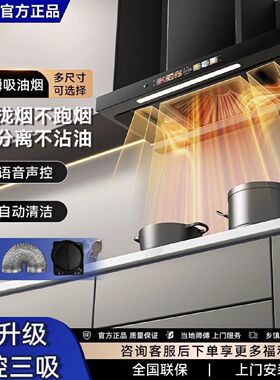 新飞油烟机出租房小型小尺寸大吸力顶吸公寓厨房吸油抽风机小户型