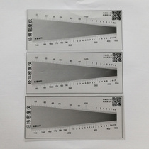 Textile Warp Density Gauge Density Ruler Mirror Mesh of plastic measuring sheet Weft Density Mirror Mesh