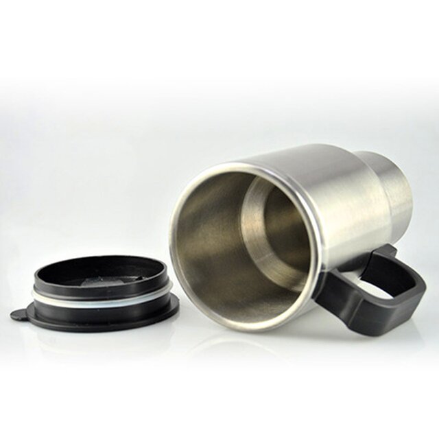 Car water cup 12V car heating thermos cup car electrical appliance 500ml car bottle