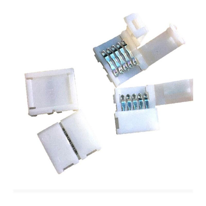 LED灯带8mm10mm2线3线4线RGB234PIN免焊接快速连接卡扣器双头端子-图2
