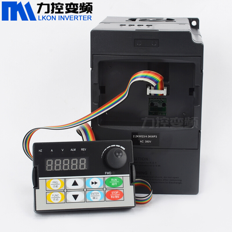 变频器2.2kw-4-5.5-7.5-11kw-1.5KW380V三相电机调速器矢量重载型-图2