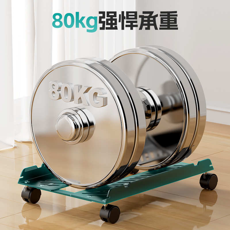 Simple computer host bracket desktop chassis storage rack with pulley heightening fixed tray bracket mobile base